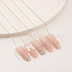 5 шт. 5 стиля цепочки из сплава со стразами&nbsp;MRMJ-LP0004-12