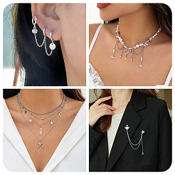 Наборы для самостоятельного изготовления цепей из нержавеющей стали 304&nbsp;DIY-PJ0001-42