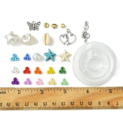 Наборы ювелирных украшений из стекла и бисера «сделай сам»&nbsp;DIY-FS0006-90