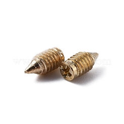合金キーホルダークラスプ  DIYキーホルダー作り用品  鉄ねじ付き  ライトゴールド  47x25x10mm  内径：4x22mm&nbsp;DIY-WH0283-94KCG
