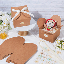 10 boîte de rangement carrée en papier&nbsp;CON-SP0001-31B