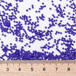 MIYUKIラウンドロカイユビーズ  日本製シードビーズ  （rr417)亜鉛メッキほこりの藤色  15/0  1.5mm  穴：0.7mm  約5555PCS /ボトル  10 G /ボトル&nbsp;SEED-JP0010-RR0417
