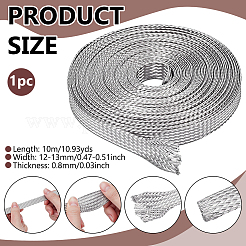Bracelet tressé en fil d'acier inoxydable 304&nbsp;STAS-WH0044-114C