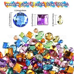 Акрил пришить горный хрусталь&nbsp;DIY-SC0032-50A