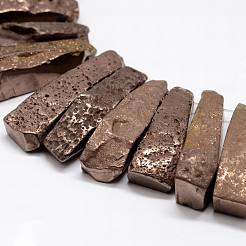 Гальванические нити шарик натуральный и окрашенный агат&nbsp;G-N0169-001A