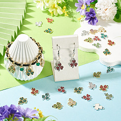 32 stücke 8 stile legierung strass anhänger&nbsp;ALRI-TA0001-45