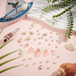 24 шт. 6 стиля эмалевых кабошонов из сплава MRMJ-GO0001-06