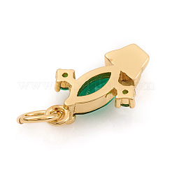 Ottone micro spianare fascino zirconi&nbsp;ZIRC-G169-08G