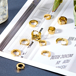 Серьги-кольца Huggie Hoop из нержавеющей стали 304 EJEW-UN0001-28G