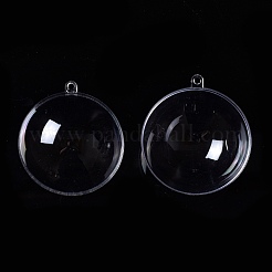 Открывающиеся прозрачные пластиковые подвески&nbsp;LS-CON-K007-06G