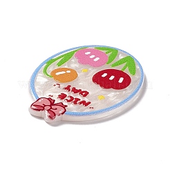 Акриловые кабошоны с цветочным принтом&nbsp;LS-MACR-J121-01B