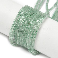 Природный зеленый бисер пряди клубники кварца G-G271-G04-1x1.5mm