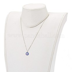 Colliers pendentifs en verre millefiori faits à la main&nbsp;NJEW-JN03343