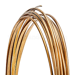 Filo di ottone mezzo tondo per la creazione di gioielli&nbsp;CWIR-WH0003-02G