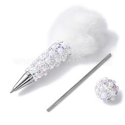 Ручка из сплава с бусинами AJEW-A066-01H