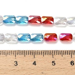 Стеклянные бусины с гальваническим покрытием &nbsp;EGLA-P068-01A-04