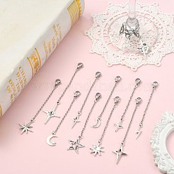 20 Stück Sternanhänger aus Legierung&nbsp;HJEW-CJ00101