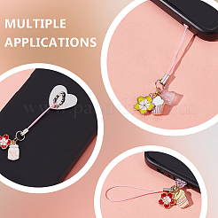 Эмалированные ремешки для мобильных телефонов и подвесные украшения&nbsp;HJEW-OC00049