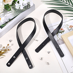 2 sangle de sac à rivets en similicuir PU&nbsp;DIY-CL0002-35C