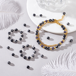 Синтетические снежинки из обсидиана G-NB0003-64