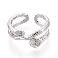 Настройки латунных манжетных колец KK-T076-58P