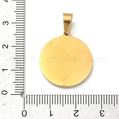 Подвески из нержавеющей стали 304 с эмалью&nbsp;STAS-H255-01B-G