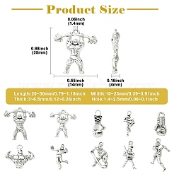 80шт 10 стиля подвески из сплава в тибетском стиле&nbsp;FIND-CJ0005-15