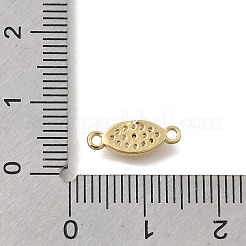 Латунные подвески для глаз с микро-паве и прозрачным кубическим цирконием&nbsp;KK-D431-063G