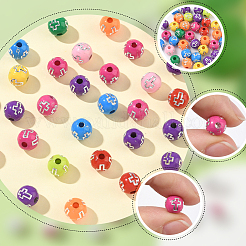 500 шт. Покрытие акриловыми бусинами PACR-SP0001-09B