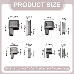 48 шт. 12 стиля аксессуаров для одежды&nbsp;FIND-PH0028-52