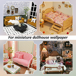 12 лист 12 стиля мини кукольный домик гостиная спальня обои&nbsp;DIY-PH0032-34B