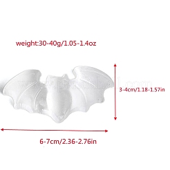 Decorazione per la casa con pipistrello in sale di selenio bianco naturale&nbsp;PW-WG89E5F-01