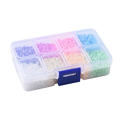 3384шт 8 цвета 8/0 стеклянные бусины&nbsp;SEED-YW0002-23