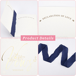 Hochzeitskarte aus Papier&nbsp;AJEW-WH0258-902A