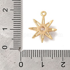 Латунные микропаве прозрачные подвески с фианитом&nbsp;KK-M294-07G-01