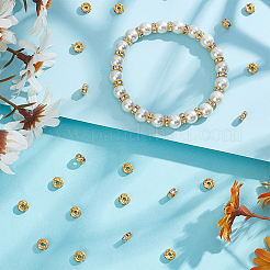 200 шт. Латунные бусины со стразами RB-UN0001-11