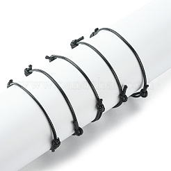 Корейская вощеной шнур браслет полиэстера делает AJEW-JB00011-19