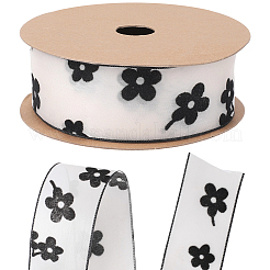 1 рулон полиэстеровых шифоновых лент с принтом&nbsp;OCOR-CY0002-35D