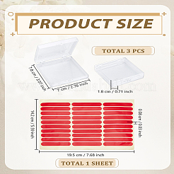 Прозрачная пластиковая коробка для хранения&nbsp;MRMJ-LP0002-36