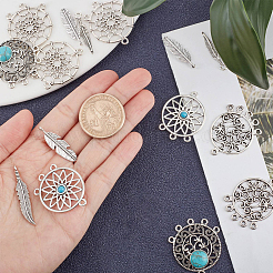 104шт 6 элемента люстры в тибетском стиле соединения TIBE-SC0001-53