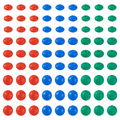 90 pièces 9 styles de perles focales rondes en silicone&nbsp;SIL-TA0003-59