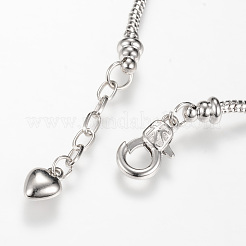 Messing europäischen Stil Armband machen&nbsp;BJEW-PH0004-01P