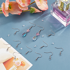 100 шт. крючки для сережек из нержавеющей стали 304&nbsp;STAS-UN0053-84