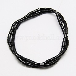 Синтетических нитей бирюзовые бусы&nbsp;X-TURQ-G120-4x6mm-04