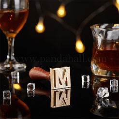 1 шт. головка штампа из латуни золотистого тона&nbsp;DIY-OC0004-33M