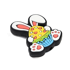 Пасхальный кролик силиконовые бусины SIL-V002-05A