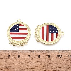 Ссылки на компоненты плоской круглой люстры из сплава и эмали ко Дню независимости&nbsp;ENAM-T021-74A-G