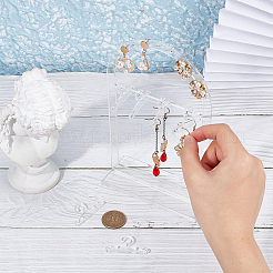 Прозрачные акриловые стойки для серег ODIS-WH0025-62