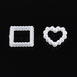 Абс пластиковые жемчужные бисера&nbsp;OACR-T030-17M