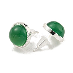 Серьги из натурального агата EJEW-M252-02P-03